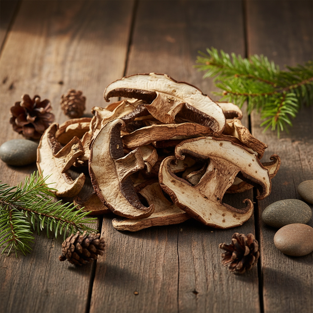 Dried Portobello Mushrooms - No Logo