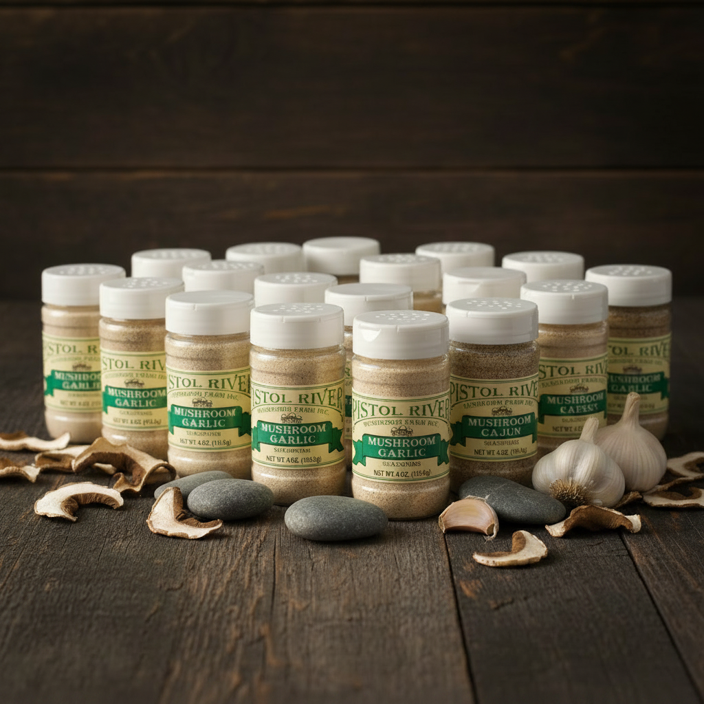 Mushroom Garlic 12-Jar with Dried Mushrooms